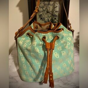 Dooney & Bourke Mint Green Vintage Bucket Bag